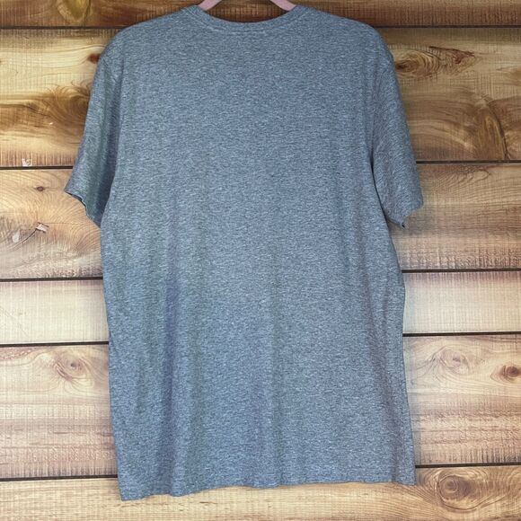 Life is Good Tee T-Shirt Mens Medium "Sunday Funday" Football‎ Short Sleeve Gray - Picture 3 of 7